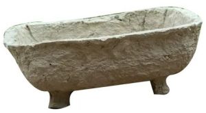 Rectangular Paper Mache Soap Dish