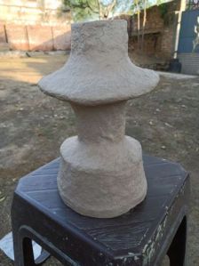 25 Inch Round Papier Mache Table Flower Vase