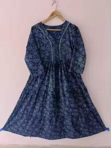 Hot Selling Long Sleeve Shirt Cotton Ladies Dress