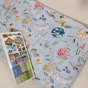 Floral Printed Design Pure Cotton Fabric