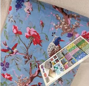 Customized Design  Floral Print Cotton Fabric