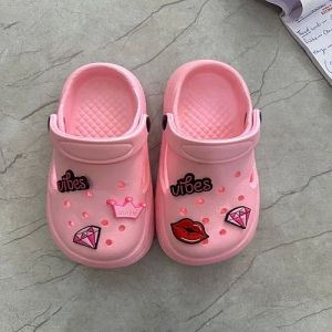 Kids Baby Pink EVA Crocs