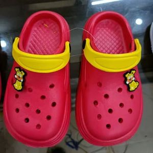 Kids Red Casual EVA Crocs