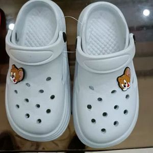 Kids White EVA Crocs