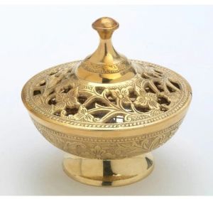Ornate Brass Incense Burner