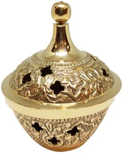 Ornate Brass Incense Burner