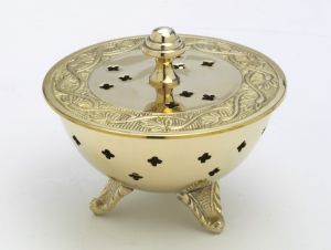 Ornate Brass Incense Burner