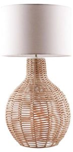 Bamboo Rattan Woven Table Lamp with Shade