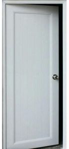 96 Inch Polished Aluminium Door