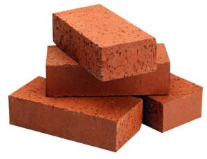 Rectangular Red Clay Bricks