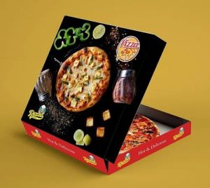 12x12x1.5 Inch Printed Corrugated Pizza Box