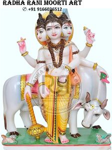 Multicolor Marble Kali Mata Statue