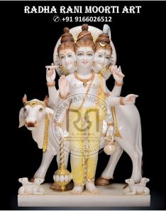 Multicolor Marble Kali Mata Statue