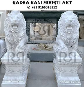 Lion Marble Sculpture