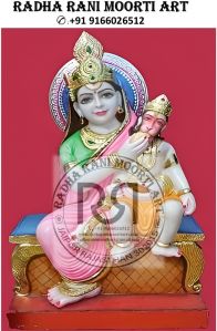 Marble Anjani Mata Statue