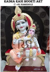 Marble Anjani Mata Statue