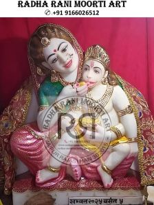 Marble Anjani Mata Statue