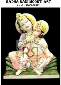 Marble Anjani Mata Statue