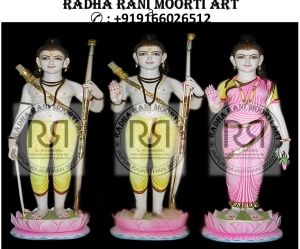 Marble Iskon Pattern RAM Darbar Moorti