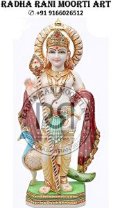 Marble Kartikeya Maharaj Statue