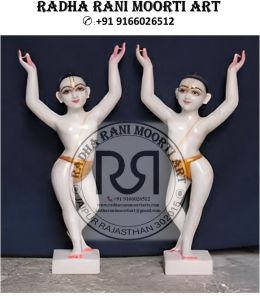 Marble Nitai Gaura Ji Marble Moorti