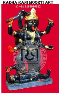 Multicolor Marble Kali Mata Statue