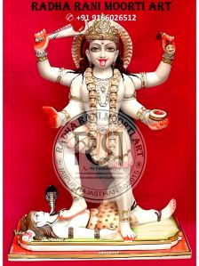 Multicolor Marble Kali Mata Statue