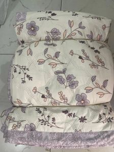 Multicolor Ultrasonic Quilted Reversible Microfiber Comforter