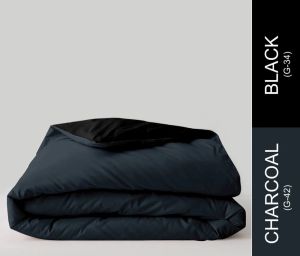 Plain Polycotton Double Size Reversible Comforter