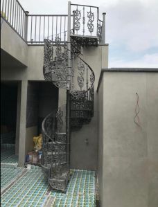 Cast Iron Spiral Staircase