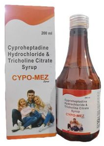 Cyproheptadine HCL Tricholine Citrate Syrup