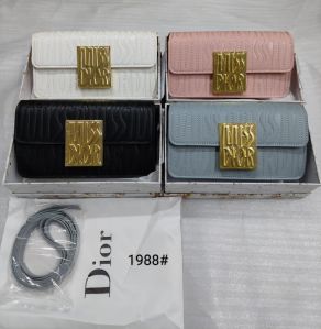 Ladies Faux Leather Sling Bag