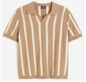 knit polo t shirt