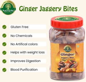 500gm Ginger Jaggery Cubes