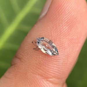 Marquise Step Cut Antique White Colorless Loose Diamond