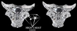 Antique Bull Shape White Colorless Loose Diamond