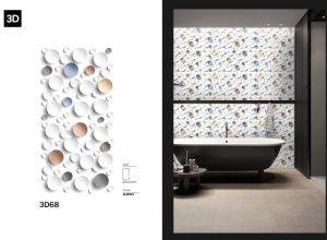 3D Vitrified Glossy Tiles