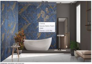 Estrada Blue High Gloss Vitrified Tiles