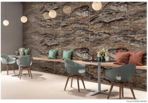Orobico Brown High Gloss Vitrified Tiles