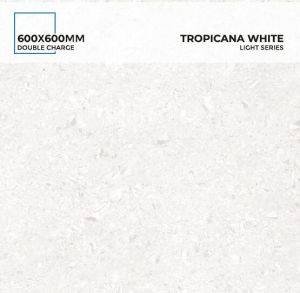 Tropicana White Double Charge Vitrified Tiles