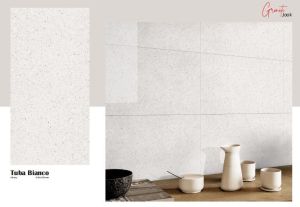Tuba Bianco Glossy Vitrified Tiles