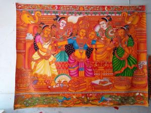 Authentic Handpainted Kerala Mural Art