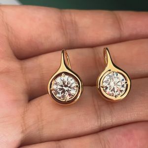 Labgrown Diamond Dangle Earrings 10k,14k, 18k