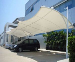 White Ferrari Tensile Fabric