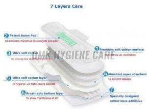Ultra Thin 7 Layer Sanitary Pad
