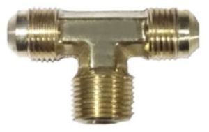 Brass Flare X Male Pipe Branch Tee