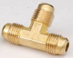 Brass Male Flare Tee