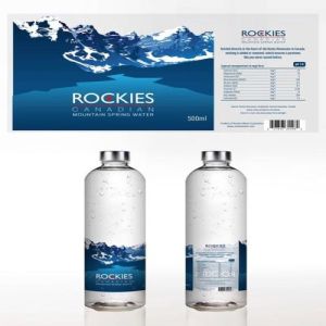 Water Bottle Label