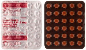 Ativan 2mg Lorazepam Tablet