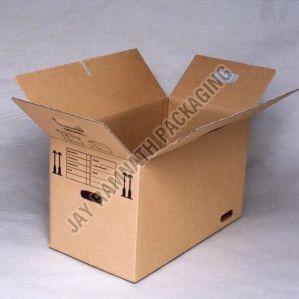 Printed Brown Corrugated Packaging Box